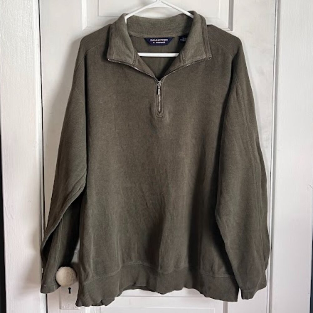 Grandpa Grunge Quarter Zip Sweater